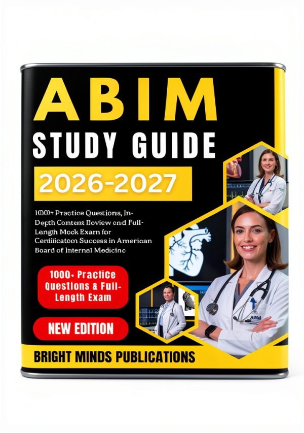 Bright Minds Kindle Test Guide for Physicians 544‑Page Study Book-0